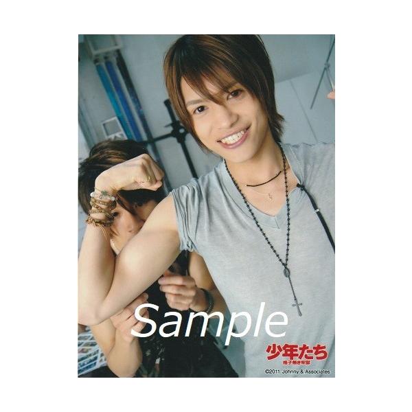 中間淳太(ジャニーズWEST) 公式生写真 少年たち 格子無き牢獄 2011・衣装グレー・カメラ目線