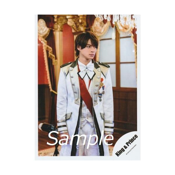 平野紫耀(キンプリ) 公式生写真 シンデレラガール・衣装白×赤×銀×黒 