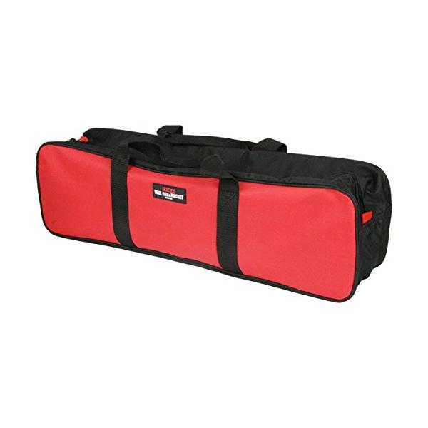 用途:工具・道具・資材等の収納、持ち運び特徴1:ロングサイズなのでチェーンソーなど長尺工具の収納に便利特徴2:使わない時はコンパクトにたためるサイズ:幅600×奥行き150×高さ180mm材質:ポリエステル