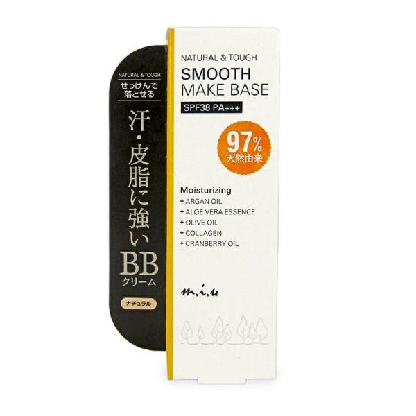 ミュウ スムースメイクベース ナチュラル 30g BBクリーム 化粧下地 SPF38 PA+++　M-6
