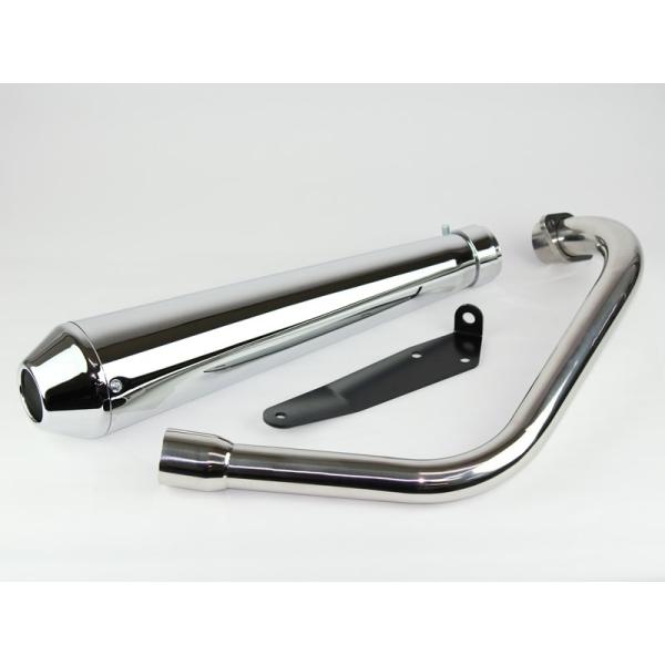 マフラー　リバースコーンフルエキゾースト　YB125SP YB125SP専用NEWリバースコーンフルエキゾースト : アローズショップ