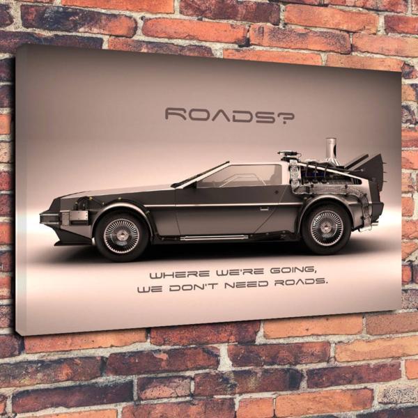 バック・トゥ・ザ・フューチャー Back to the Future 高級 キャンバス