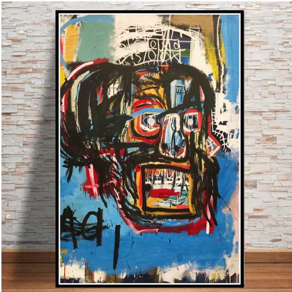 バスキア Basquiat ポスター ボード パネル フレーム 50x50cm 海外