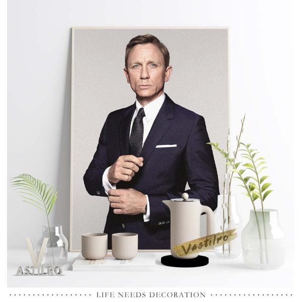 ダニエル・クレイグ 007 ポスター 70x50cm 海外 映画 Daniel Craig イケメン グッズ 雑貨 絵 写真 キャンバス アート 3