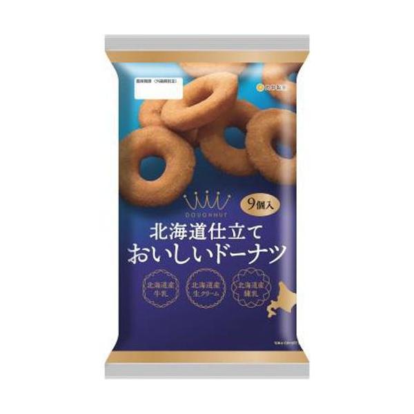 【商品説明】3種類の北海道素材にこだわった、ミルクの豊かな風味とコクが味わえるドーナツです。9個入りですので、ぜひご家族みんなでお楽しみください。【内容量】●9個入り×3袋【原材料】小麦粉(国内製造)、砂糖、ショートニング、液鶏卵、加糖練乳...
