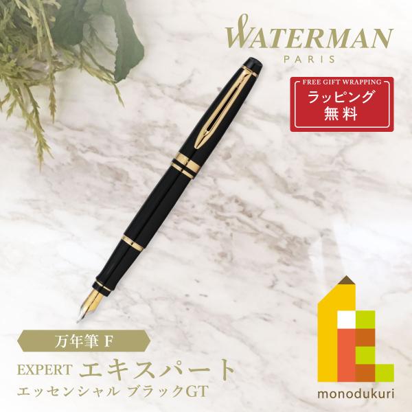 【値下げ】ウォーターマン エキスパート エッセンシャル マットブラック 万年筆★ エキスパート WATERMAN(ウォーターマン) エッセンシャル 万年筆 F