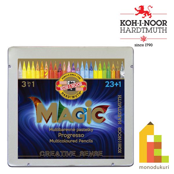コヒノール　マジックペンシル　色鉛筆　24色セット 楽天市場】コヒノール マジックペンシル 24色セット 【KOH-I