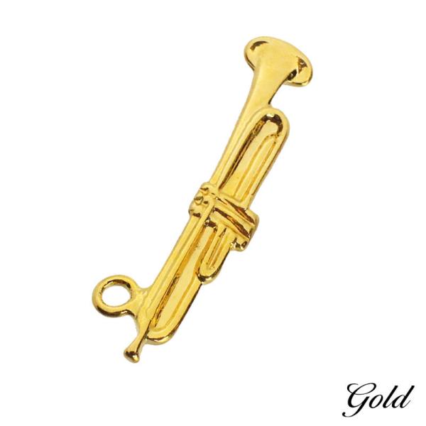 トランペット♬アクセサリー アクセサリー パーツ チャーム 楽器 トランペット 10個