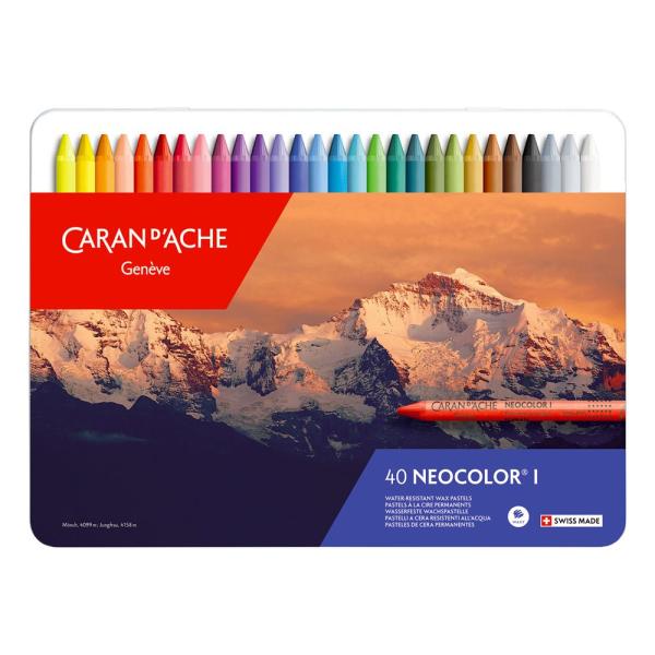 カランダッシュ　ネオカラー1     40色セット カランダッシュ ネオカラー1 油性パステル 40色セット 7000-340 | ゆめ画材