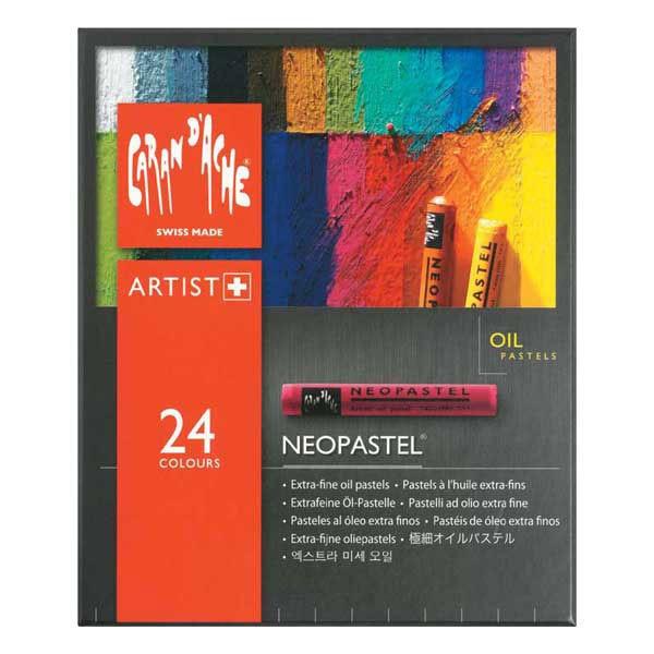 CARAN d'ACHE カランダッシュ ネオパステル 24色セット 7400-324 CARAN d'ACHE カランダッシュ ネオパステル 24色セット 7400-324