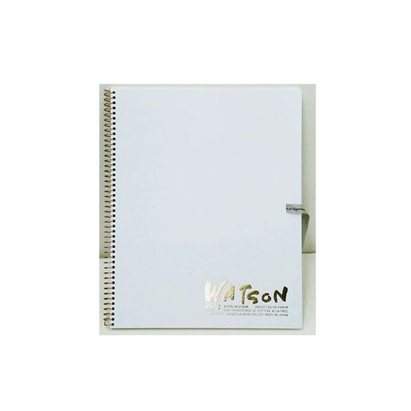 水彩画　works2  F8号 ミューズ ホワイトワトソン水彩紙 HW-2408 F8 スパイラル綴じ