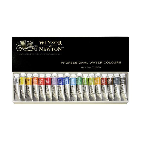 ウィンザー&ニュートン　水彩絵の具　18色 ウィンザー&ニュートン ウィンザー＆ニュートン 水彩絵具 18色