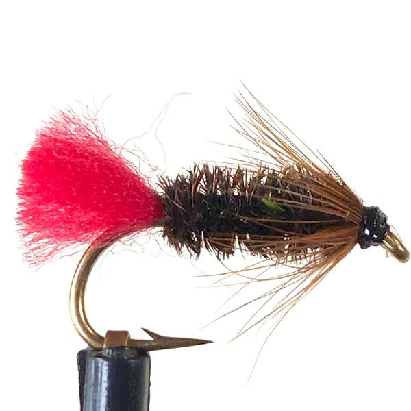 パターン名：レッドタグタイプ：ウエットフライ主な使い方：水面下イメージ：稚魚 小魚対応フック：バーブド（返しあり） バーブレス（返しなし）サイズ #10 #12 #14一言：赤いテールがトリガーとなる事が多く、フィッシュイーターの食欲を誘う...