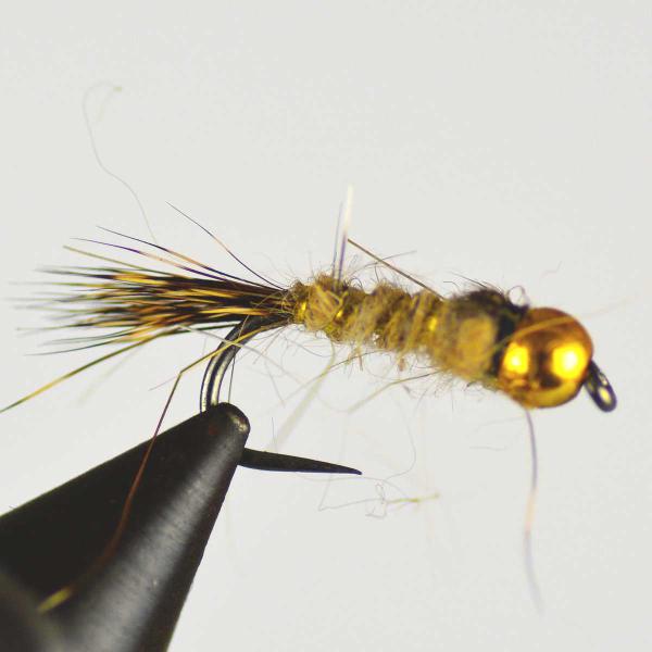 タイプ：ニンフフライ主な使い方：水面下 水中 川底イメージ：水生昆虫対応フック：バーレレス（返し無し） バーブド（返しあり）サイズ：#10 #12 #14 #16一言：ニンフフライの多くは何からの水生昆虫を模しているのが一般的。形状、大きさ...