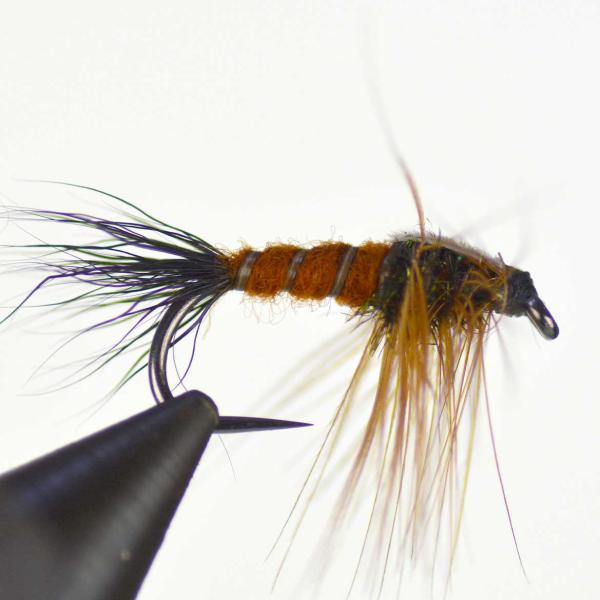 タイプ：ニンフフライ主な使い方：水面下 水中 川底イメージ：水生昆虫対応フック：バーレレス（返し無し） バーブド（返しあり）サイズ：#10 #12 #14 #16一言：ニンフフライの多くは何からの水生昆虫を模しているのが一般的。形状、大きさ...