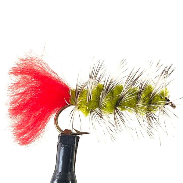 パターン名：ウーリーワームタイプ：ウエット、ストリーマー、ニンフイメージ：ワーム類、小魚、水棲昆虫対応フック：バーブド（返しあり）サイズ #8 #10 #12一言：流れを使ったウエットフライとして。シンカーを使い沈め、ニンフフライとして。引...