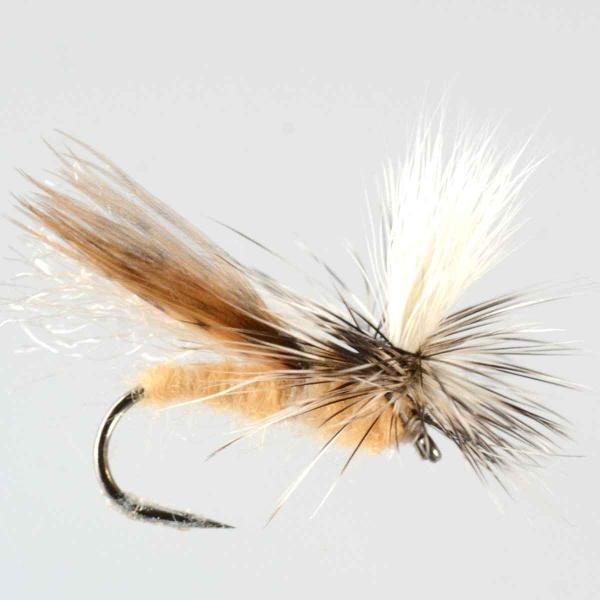 パターン名：カディス、パラシュートタイプ：ドライフライ主な使い方：釣り上がり、ライズ狙い対応フック：バーブド（返しあり）バーブレス（返しなし）サイズ #12 #14 #16【重要・確認】フライは天然マテリアルを使用している為、画像とカラーが...