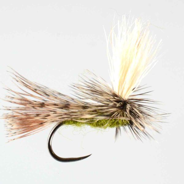 パターン名：カディス、パラシュートタイプ：ドライフライ主な使い方：釣り上がり、ライズ狙い　対応フック：バーブド（返しあり）バーブレス（返しなし）サイズ #12 #14 #16 #18【重要・確認】フライは天然マテリアルを使用している為、画像...