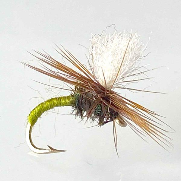 パターン名：スタンダードパターンタイプ：ドライフライ主な使い方：釣り上がり、ライズ狙いイメージ：メイフライ（カゲロウ）　対応フック：バーブド（返しあり） バーブレス（返しなし）サイズ #12 #14 #16 #18一言：スタンダードタイプの...