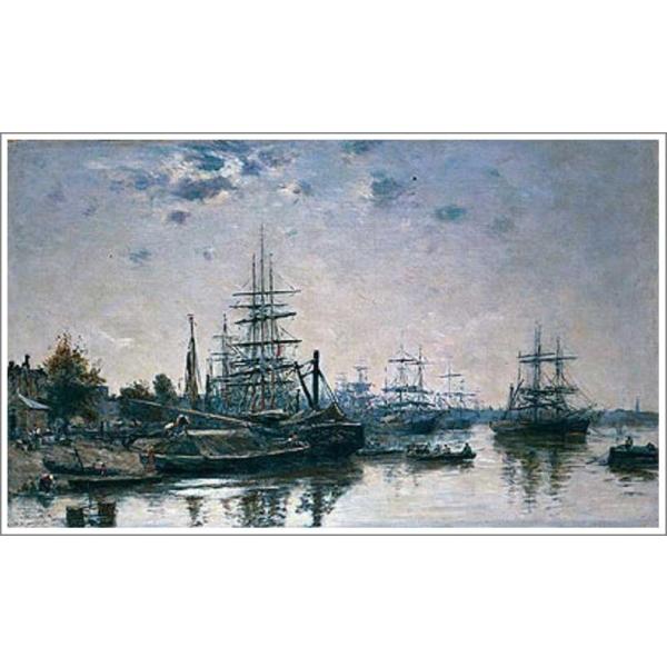 小樽の橋 F10 模写 油彩画 絵画 風景画 複製画 送料無料 絵画 油彩画 油絵 模写ウジェーヌ・ブータン
