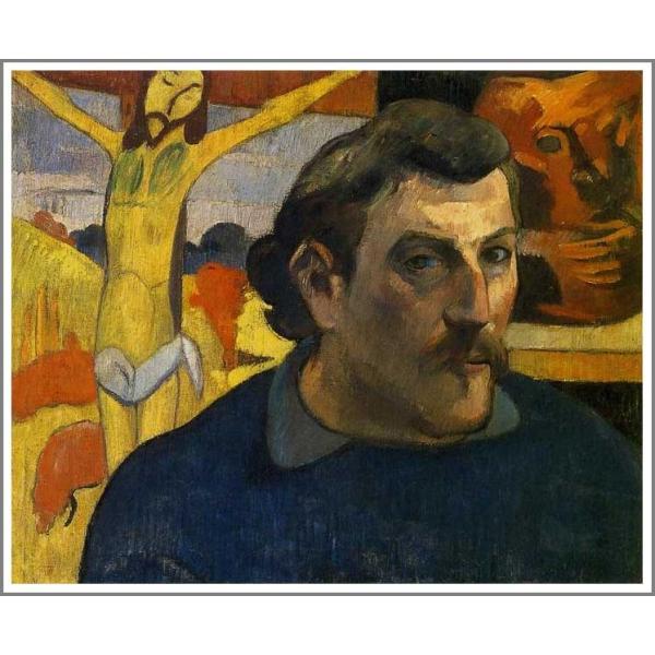 送料無料】絵画：ポール・ゴーギャン「黄色いキリストのある