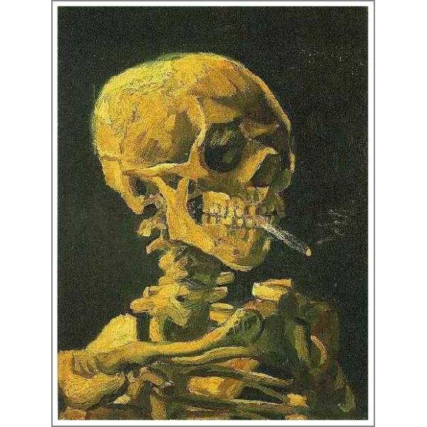 送料無料】絵画：フィンセント・ファン・ゴッホ「火のついた煙草を
