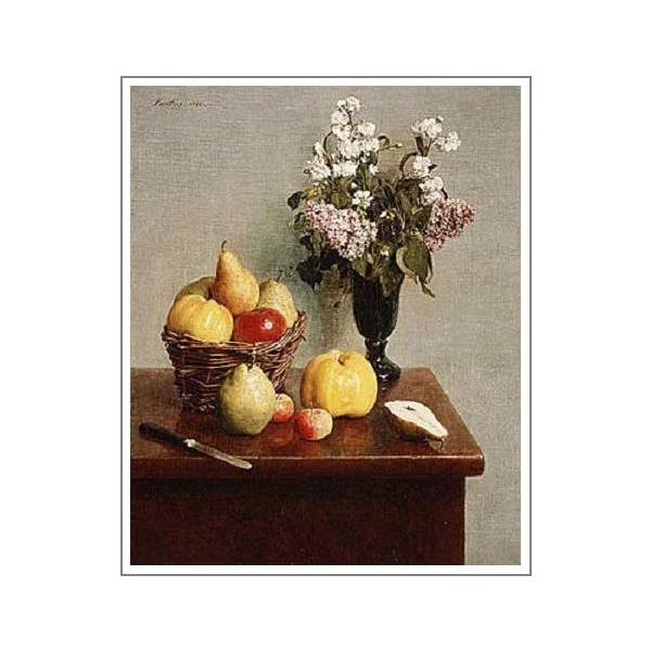 とっておきし新春福袋 複製画送料無料絵画油彩画油絵模写ファンタン ラトゥール 花と果物 の静物 F30 91 0 72 7cm プレゼント贈り物名画オーダーメイド額付き直筆注目ショップブランドのギフト