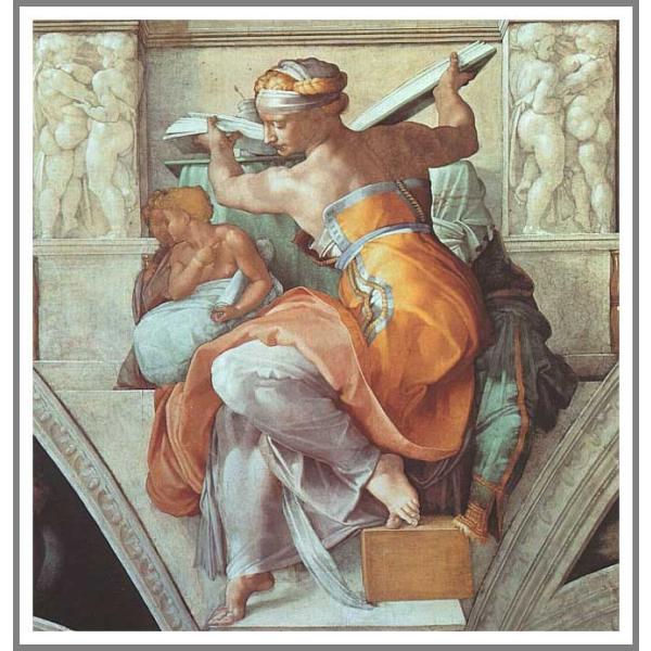 額装ミケランジェロ素描 ジクレーによる複製画「子どもを抱く2人の女性」 art-meigakan0717_michelangelo2-f15
