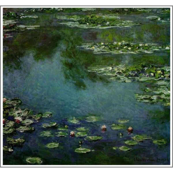 複製画 送料無料 絵画 油彩画 油絵 模写クロード・モネ「睡蓮」F10
