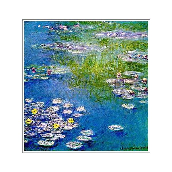 モネ 睡蓮 模写 10号 F10 楽天市場】モネ 睡蓮 10号 立体複製名画 美術品 レプリカ : 光