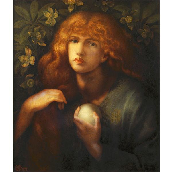 アクリル画悔悛するマグダラのマリアの模写