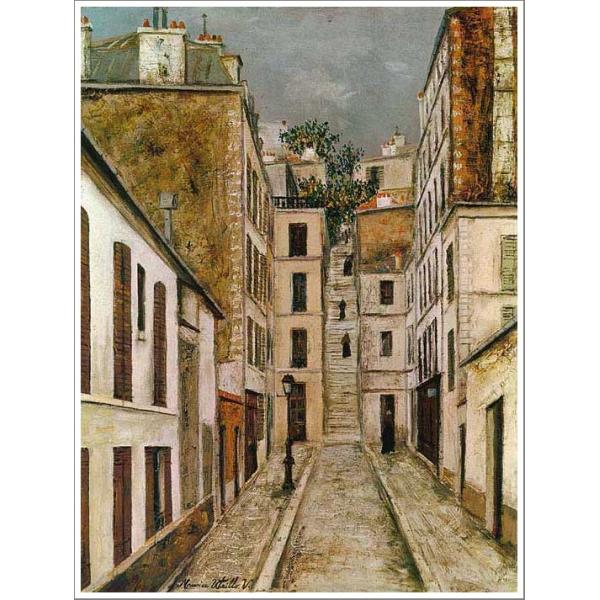 モーリス・ユトリロ 油彩画 1953年制作 art-meigakan0717_utrillo12-f6