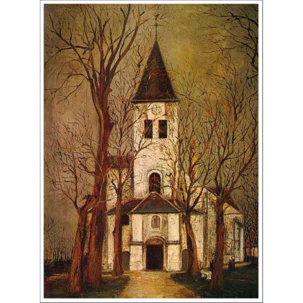 送料無料】絵画：モーリス・ユトリロ「シャティヨン・シュル・セーヌ