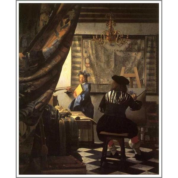 絵画 フェルメール展 模写 フェルメール 絵画芸術 F40 100 80 3cm プレゼント 絵画 複製画 名画 絵画 送料無料 美術 工芸品 直筆 額付き 贈り物 オーダーメイド Vermeer13 F40 絵画油絵複製画販売 油絵 アート名画館