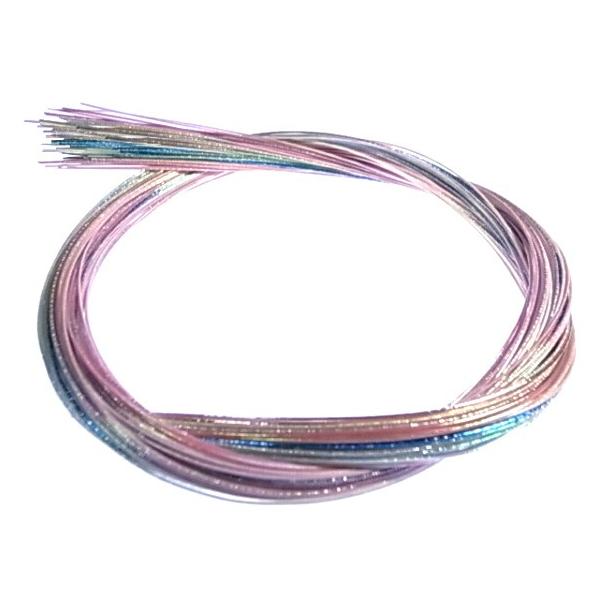 夏などに良く使う色で各色90cmを５本ずつ集めました。出来上がりがとてもキラキラで綺麗です。色は銀・白・パールグリーン・スカイブルー・ピンク系になります。【光水引・花水引・羽衣水引・プラチナ水引】基本の結び方も付いてます。＊メール便扱いで発...