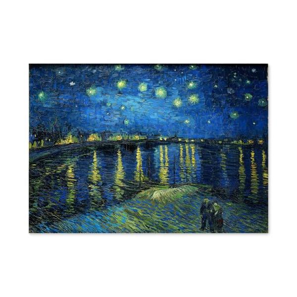 ゴッホ 『ローヌ川の星月夜』 A3サイズ【商品特徴】日本製で紙と印刷にこだわっています。印刷が綺麗なのが特徴です。 名刺程の厚さの紙を使っていますので扱いやすく強いです。インテリアや絵画風 壁紙ポスターとして格別です。【サイズ】A3(297...