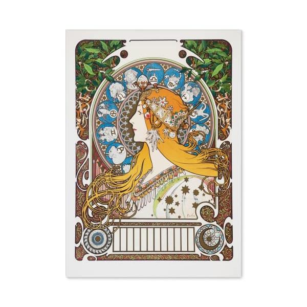 アルフォンス ミュシャ 黄道十二宮 A3サイズ ポスター グッズ 絵画 おしゃれ インテリア アート パネル 名画