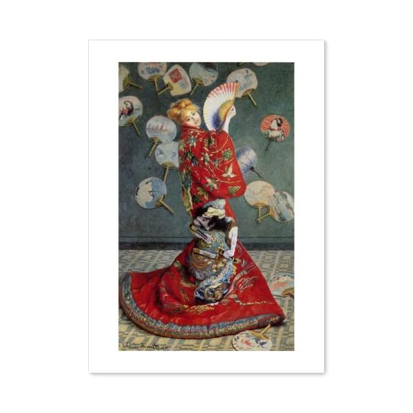 クロード・モネ 『ラ・ジャポネーズ』 【商品特徴】日本製で紙と印刷にこだわっています。印刷が綺麗なのが特徴です。 名刺程の厚さの紙を使っていますので扱いやすく強いです。インテリアや絵画風 壁紙ポスターとして格別です。【サイズ】A3(297ミ...