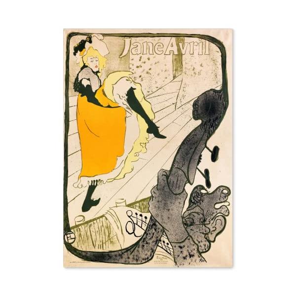 Amazon.co.jp: JHA 絵画 アート額絵 世界の名画 ロートレック