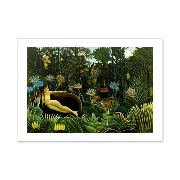 アンリ ルソー 作品 ポスター A3サイズ 夢 グッズ 絵画 複製 おしゃれ