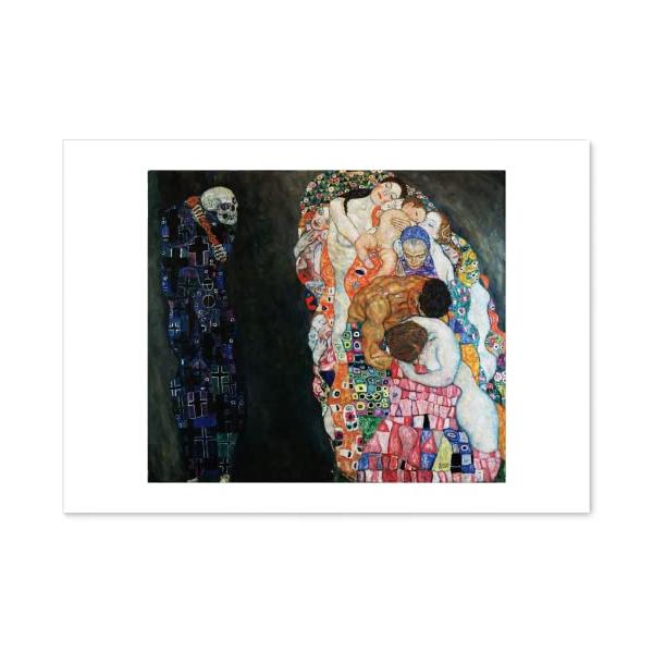クリムト 死と生 ポスター グッズ 絵画 おしゃれ インテリアA3 壁紙 アート パネル 名画