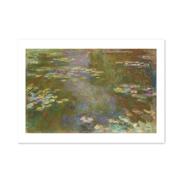 クロード モネ 作品 睡蓮の池1917 A3 ポスター 【サイズ】A3(297ミリ×420ミリ) 市販のA3フレーム(額縁)にぴったり合います。ポスターが届いたら好きなフレームと合わせたり、ピンなどで壁に飾って下さい。気軽に名画 を楽しめま...