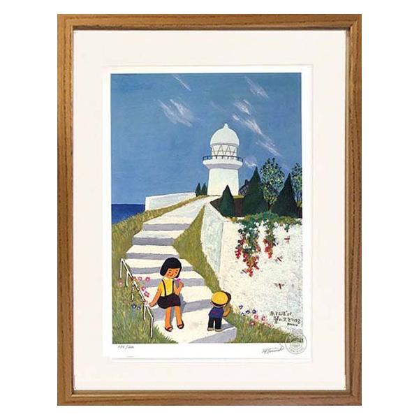 谷内六郎 プリキの一番星（ドイツにて）版画 絵画 インテリア 絵画 谷内六郎 （たにうちろくろう）・ブリキの一番星 ドイツに
