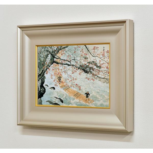 絵画 川合玉堂 （かわいぎょくどう） 花筏 （はないかだ） 日本