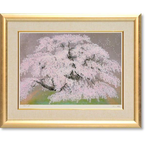 中島千波・瀧桜（たきざくら）（絵画・版画） : 絵画生活 - 通販
