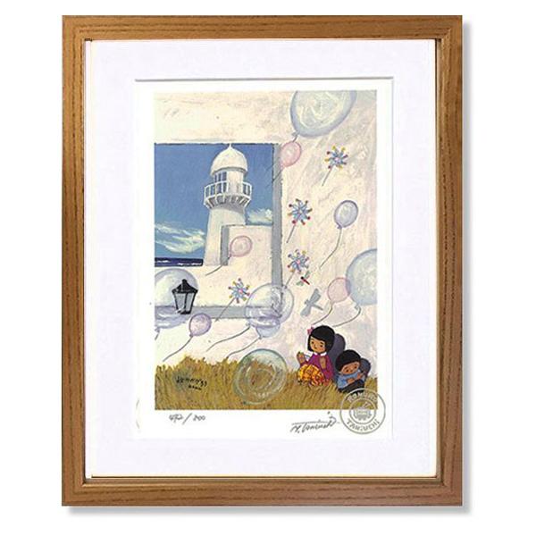 絵画 谷内六郎 （たにうちろくろう）・秋のかげろう 版画 インテリア 
