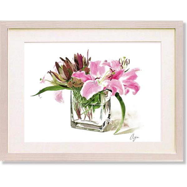 絵画 花 高橋彩 Lily And Leucadendron インテリア 7650 絵画生活 通販 Yahoo ショッピング