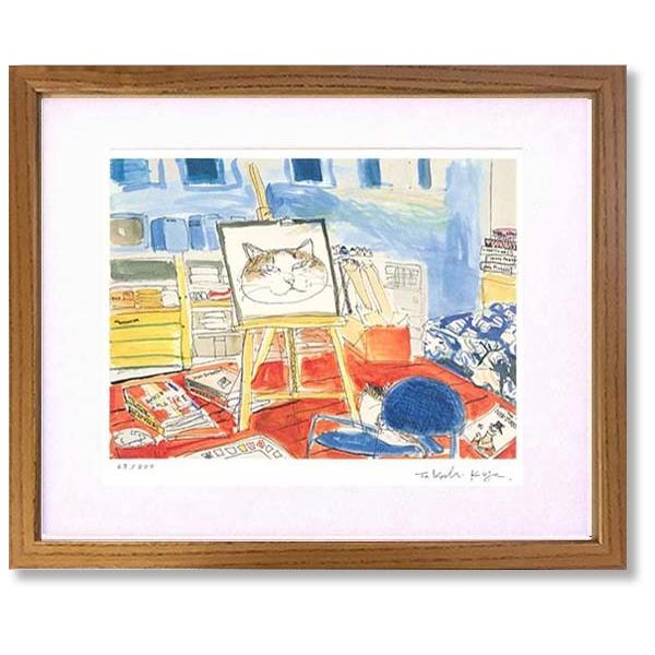 絵画 版画 猫 久下貴史・フェデリコの仕事 インテリア : 絵画生活