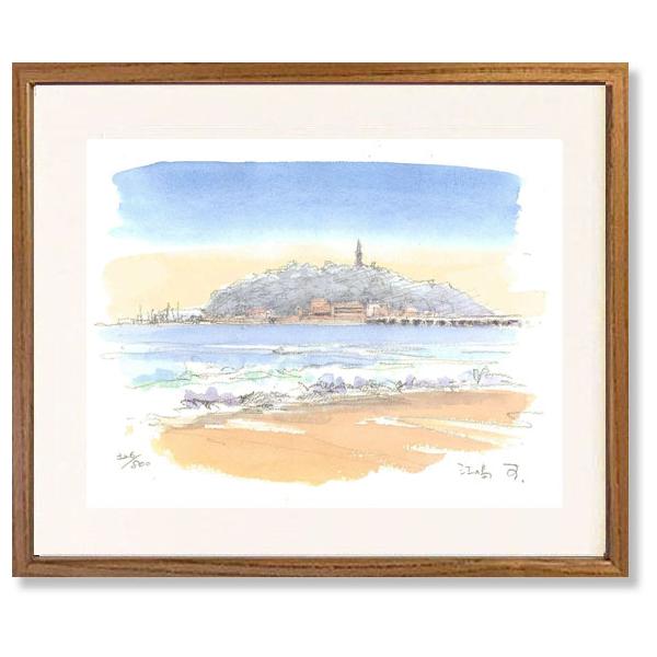 絵画 版画 鈴木新・江ノ島 風景画 インテリア : 絵画生活 - 通販 絵画 版画 鈴木新・江ノ島 風景画 インテリア : 絵画生活 - 通販