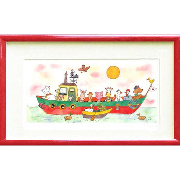 【美品】絵画　クリープ　ゴールデンハート　シリアルナンバーあり　木製額付き 美品】絵画 クリープ ゴールデンハート シリアルナンバーあり